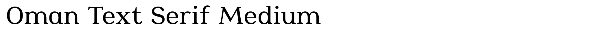 Oman Text Serif Medium image